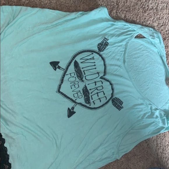 blue and black tank top - Picture 2 of 3